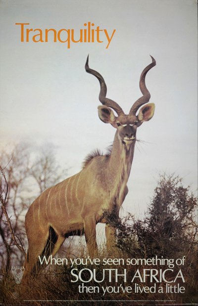Tranquility - South Africa original poster designed by Photo: Griesel