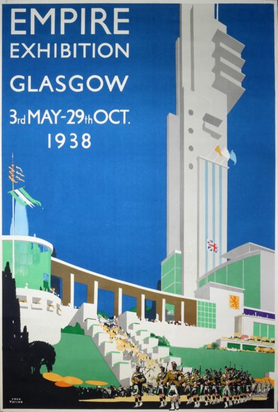 Empire Exhibition 1938 Glasgow original poster designed by Taylor, Fred (1875-1963)