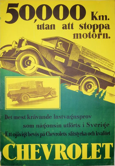 Chevrolet Truck Chevy Pickup original poster 