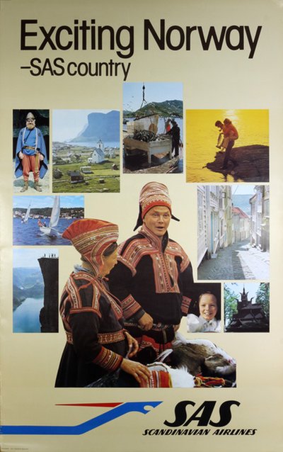 SAS Exciting Norway original poster 