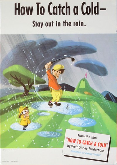 How to catch a cold - Stay out in the rain original poster 