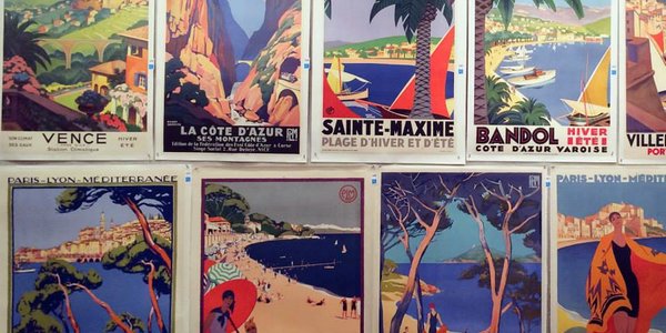 Travel posters at auction