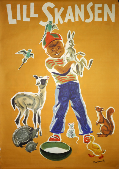 Skansen - Lill Skansen (1955) - Original Vintage Poster | PosterTeam