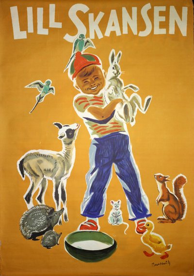 Skansen - Lill Skansen original poster designed by Brusewitz, Kurt Gunnar (1924-2004)