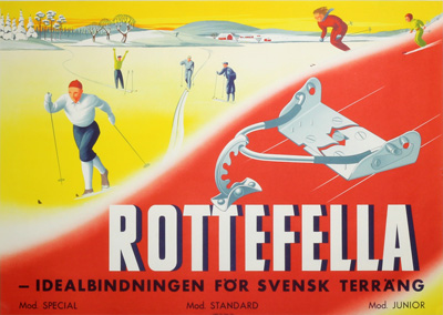 Rottefella Skibinding original poster 