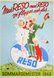 Sommarsemester 1946 RESO vintage poster Sweden