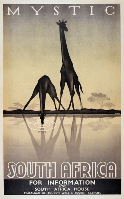 South Africa - Mystic original poster designed by Ullman, Gayle 