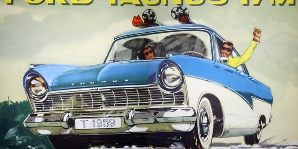 Vintage Cars and Vintage Posters