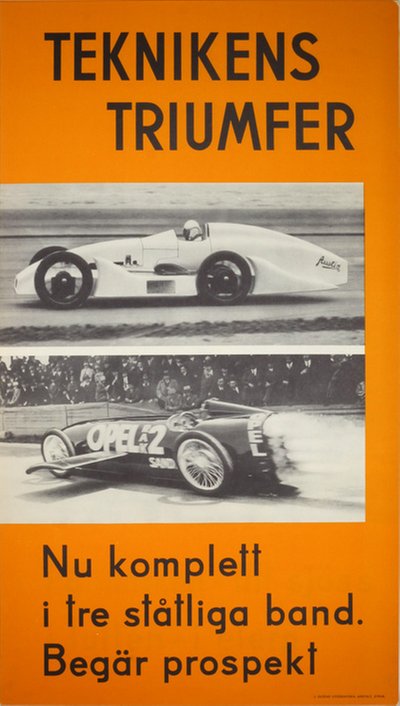 Teknikens Triumfer original poster 
