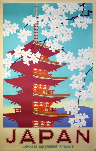 Original vintage poster: Japan Japanese Government Railways for sale at ...