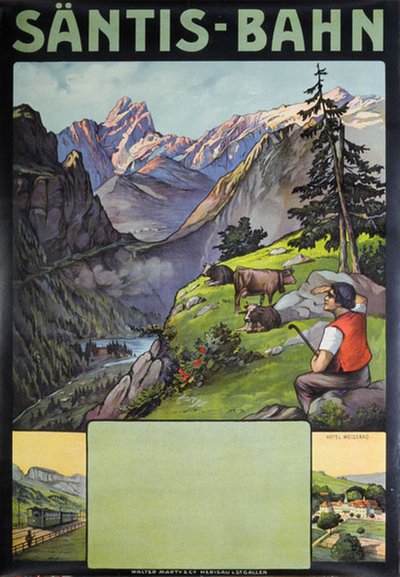 Säntis-Bahn  original poster 