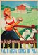 Peroula 1370 Val D Aosta Conca di Pila vintage poster
