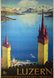 Luzern Vierwaldstättersee Switzerland plakat vintage poster