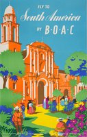 BOAC-South-America-original-vintage-poster