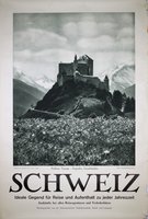Schweiz-Schloss-Tarasp-Engadin-original-plakat