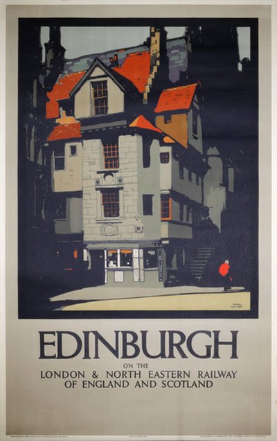 Edinburgh original poster designed by Taylor, Fred (1875-1963)