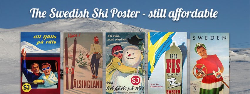 The Swedish Ski Poster - still affordable