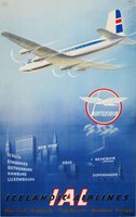 Loftleidir-Icelandic-Airlines-IAL-original-vintage-poster