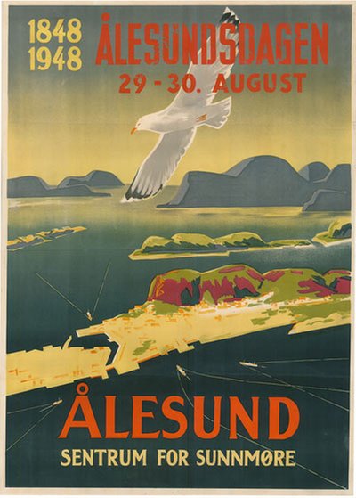 Ålesund - Sentrum for Sunnmøre original poster 