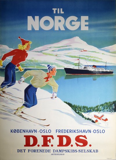 DFDS - Til Norge  original poster 