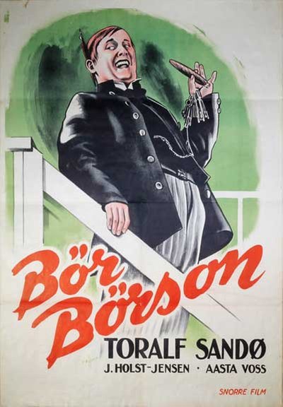 Bør Børson original poster designed by Røhder, Niels (Pedersen) (1895-1969)