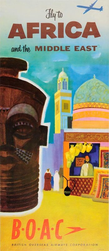 BOAC - Africa original poster 