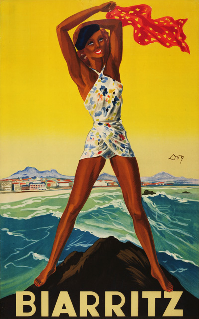 Original vintage poster: Biarritz - France for sale at posterteam.com