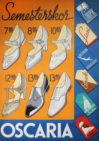 Oscaria Semesterskor - Vintage Shoes poster original poster 