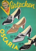Oscaria Vårtecken - Vintage Shoes poster