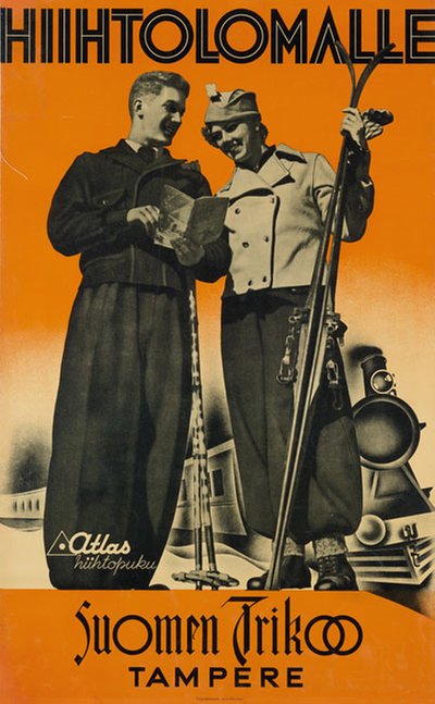 Hiihtolomalle Tampere original poster 