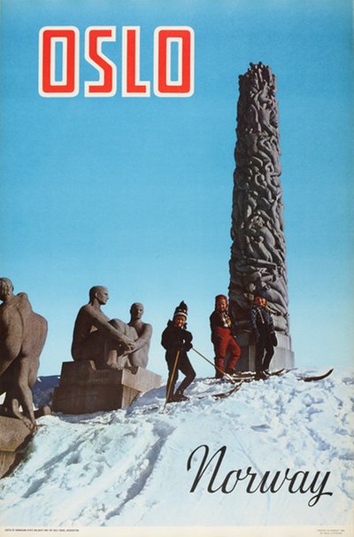 Oslo - Norway Winter original poster 