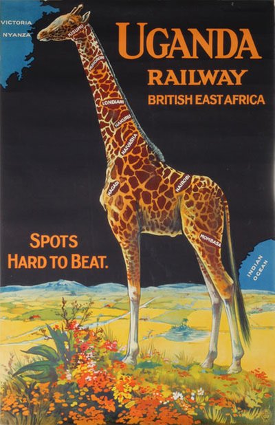 Uganda Railway British East Africa original poster 