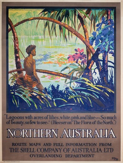 Northern Australia original poster designed by W.H.A. Constable