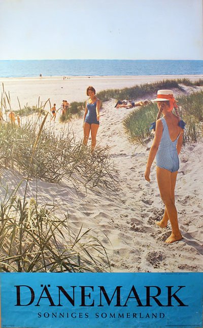 Dänemark - Sonniges Sommerland original poster designed by Photo: John E. Carrebye