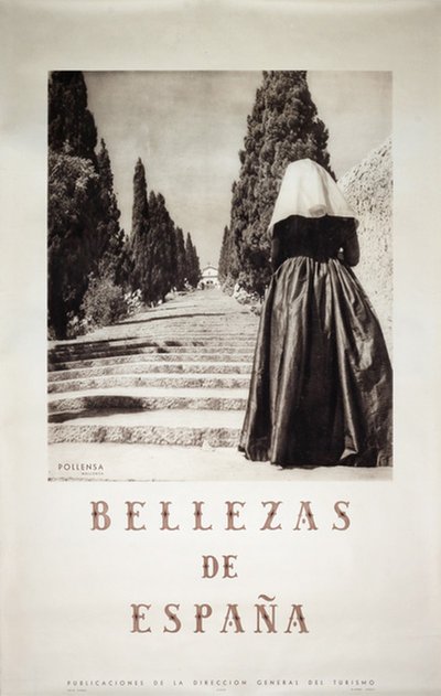 Spain Pollensa Mallorca travel poster original poster designed by Photo: Kindel