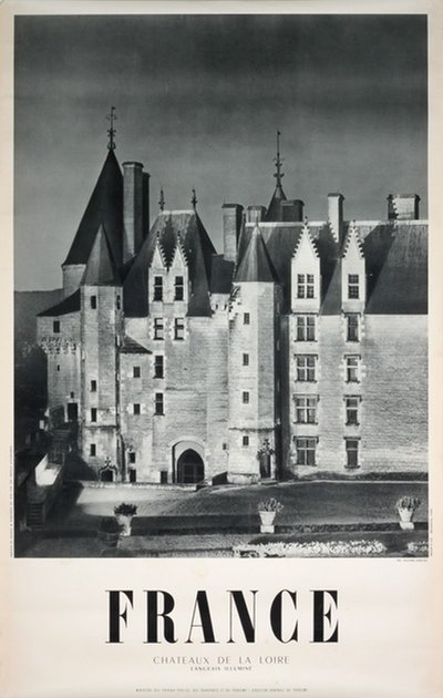 France Châteaux de la Loire original poster 