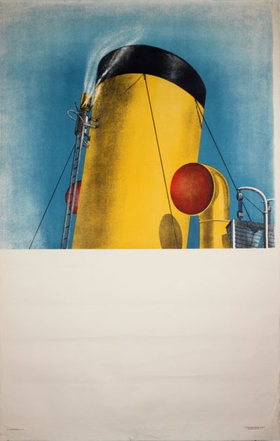 Shipping funnel and steam wistle  original poster 
