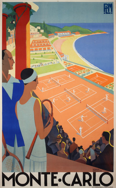 Affiche originale, Rolex Monte-Carlo Masters, 2024