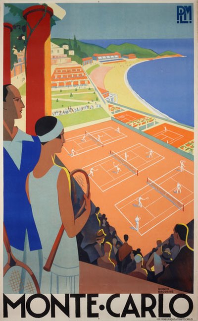 Monte Carlo original poster designed by Broders, Roger (1883-1953)