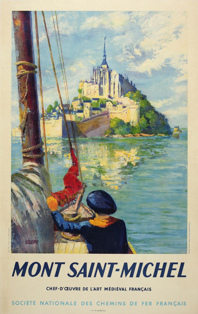 Poster Carte Du Monde Vintage Michel