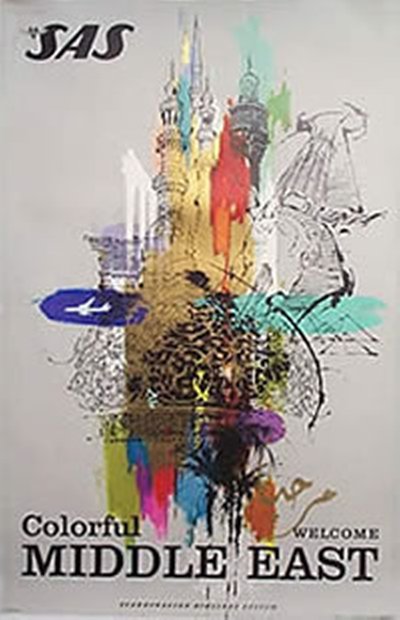 SAS - Colorful Middle East  original poster 