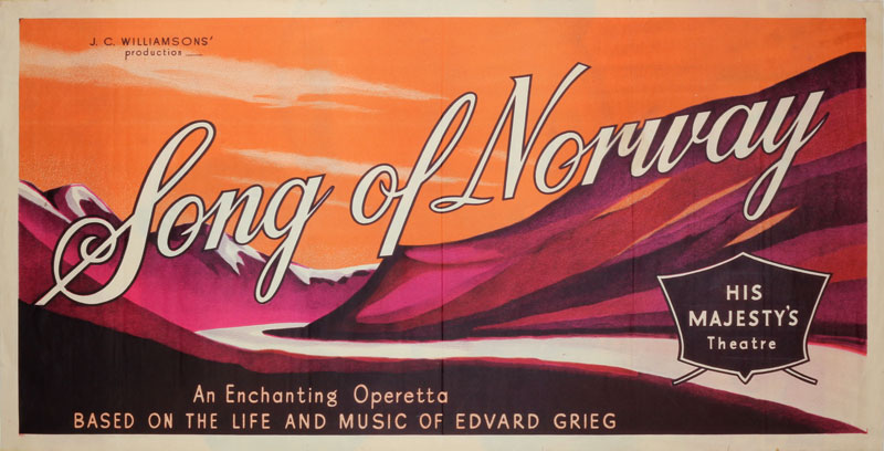 Song of Norway Operetta 1950 original poster 