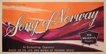 Song of Norway Operetta 1950