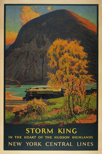 Storm King / New York Central Lines original poster designed by L. Greene, Walter (1870-1956)