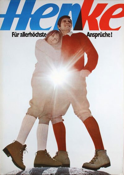 Henke Boots Switzerland original poster 