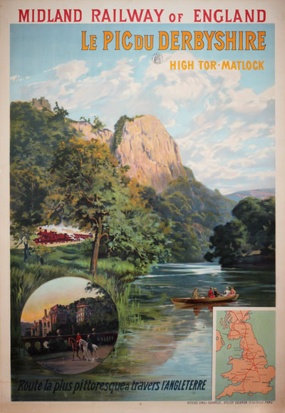 Derbyshire 1 Railway Vintage Retro Oldschool Old Good Price Poster 