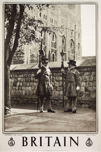 Britain - Tower of London original poster designed by Photo: Val Doone