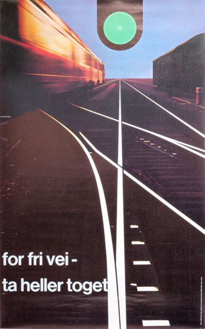 Original vintage poster: NSB at