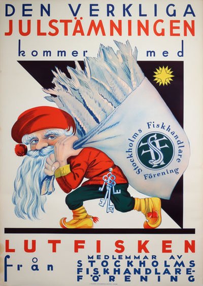 Julstämningen - Lutfisken original poster 