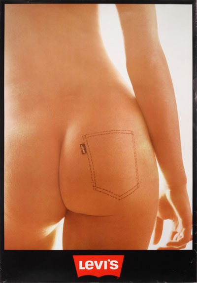 Levi's original poster designed by Ida van Bladel (1931-)